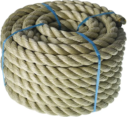 cuerda de polipropileno trenzada ProManila de 1 pulgada x 50 pies, cuerda UnManila sintética de 3 hebras para paisajismo, tira y afloja, marina,