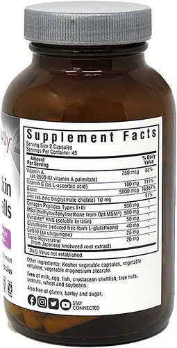 Miniatura 4 de Bluebonnet Nutrition Beautiful Ally - Colágeno hidrolizado de vacas alimentadas con pasto, péptidos de colágeno tipo 1 y 3, sin OMG, sin gluten, sin
