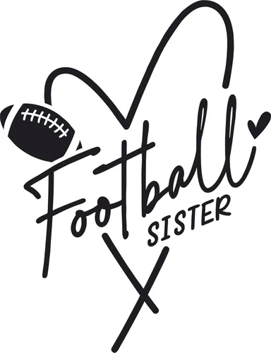 Miniatura 10 de SEC Apparel Parches termoadhesivos de la familia del fútbol de transferencia de letras para camisetas de tela (Temporada de touchdown)
