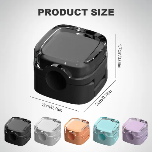 Miniatura 2 de Paquete de 6 clips magnéticos para cables, soporte organizador de cables, organizador de cables de escritorio con adhesivo fuerte, organizador
