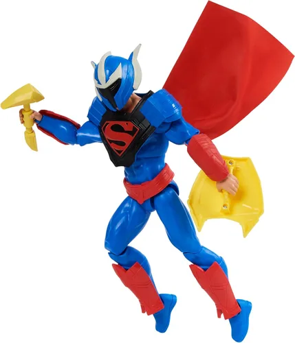 Miniatura 4 de DC Comics, Superman Man of Steel Figura de acción, DC Adventures, 12 pulgadas, 9 accesorios, juguetes coleccionables de superhéroes para niños