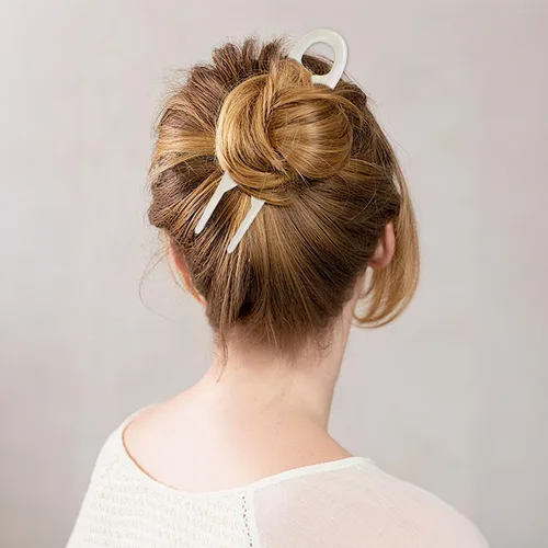 Miniatura 6 de Prestige French Hair Pins - Diseño Dentado Antideslizante, Ángulo Curvado para Mejor Ajuste a la Cabeza, Nuevos Accesorios Elegantes para el Cabello