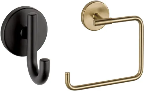 Miniatura 9 de Delta Trinsic Collection - Accesorios de baño negro mate (75935-BL + 75950-BL)