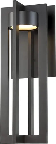 Miniatura 4 de Lámpara de pared LED para interiores y exteriores de 16 pulgadas de cámara 3000K en bronce