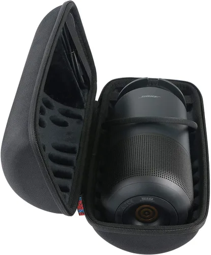 Miniatura 3 de khanka Estuche rígido de viaje para altavoz portátil Bose Smart/Home (Triple Negro)