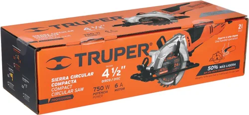 Miniatura 4 de Truper Sierra Circular Compact 4-1/2', 420 W
