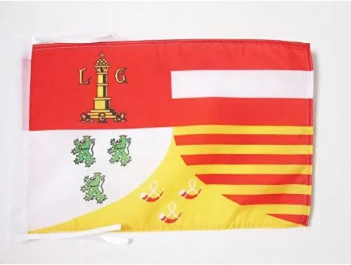 Miniatura 594 de Bandera de México AZ FLAG, 45.7 x 30.5 cm, con cordones - Pequeñas banderas mexicanas de 30 x 45 cm - Bandera de 45.7 x 30.5 cm