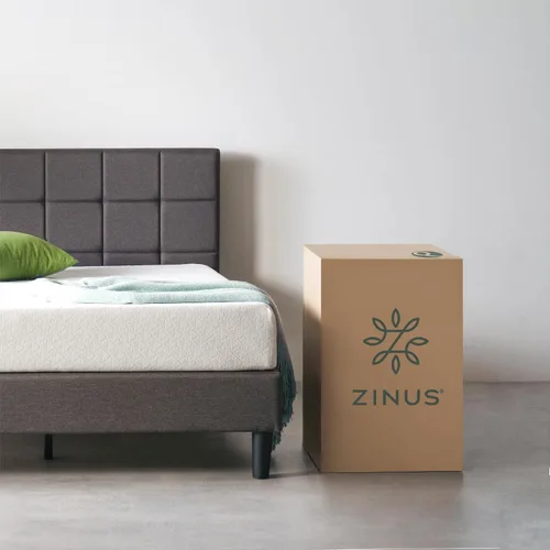 Miniatura 3 de Zinus Green Tea ActivFresh(R) - Colchón de espuma viscoelástica de 8 pulgadas, tamaño individual, colchón en una caja con embalaje compacto