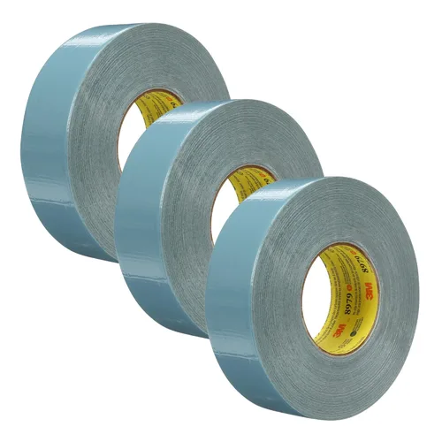 3M Performance Plus 8979 Cinta adhesiva de alta resistencia, azul pizarra, 48 mm x 55 m, 12.1 mil, eliminación limpia de 6 meses, resiste rayos UV y