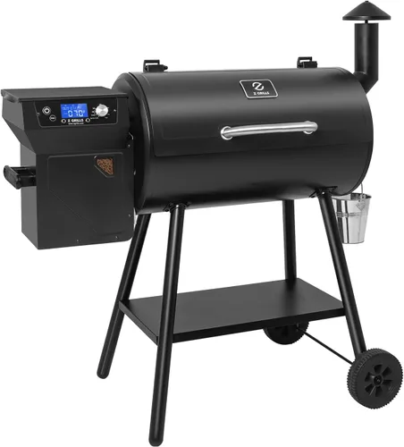 Miniatura 10 de Z GRILLS Parrilla de pellets de madera 2026 y ahumador con controlador PID V3.0, 459 pies cuadrados en área de cocina, sonda de carne, estante