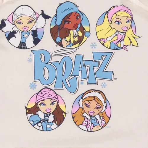 Miniatura 5 de Bratz Sudadera con capucha para mujer, diseño vintage de los años 90 de Yasmin, Cloe, Jade y Sasha
