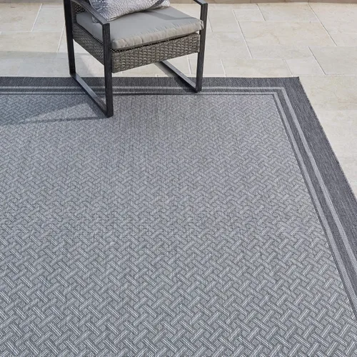 Miniatura 45 de Gertmenian Alfombra de Área Clásica de Tejido Plano para Interiores y Exteriores, Alfombra Resistente a Manchas y Rayos UV, Terraza, Patio, Junto a