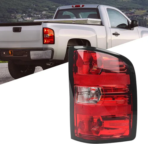 Ensamble de luz trasera derecha Huray para Chevy Silverado 2007-2013 1500 2500 HD 3500 HD lámpara de freno trasera estilo OE 25958483 GM2801207