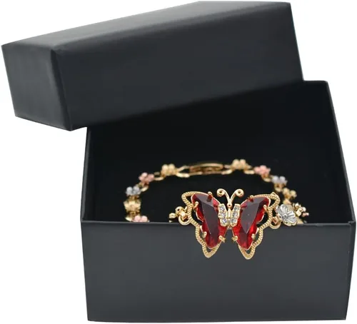 Miniatura 2 de Giffor Pulsera para mujer, pulsera de 7.1in, joyería laminada, 14 quilates, Circonita cúbica