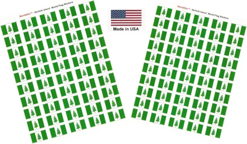 Miniatura 26 de 100 calcomanías de la bandera de Alaska; 1.5" x 1" hechas en Estados Unidos, calcomanías autoadhesivas de la bandera del estado para álbumes
