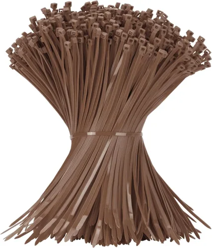 Miniatura 19 de Armpow Brida de cremallera púrpura de 6 pulgadas, 1000 unidades, 18 libras, brida de cremallera pequeña a media, brida de nailon PA66 resistente a