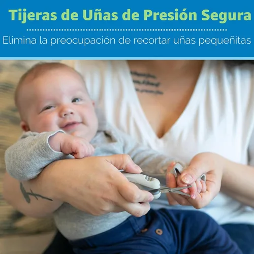Miniatura 3 de Kit de Esenciales para el Cuidado del Bebé de Dr. Brown, Tijeras para Uñas con Estuche, Aspirador Nasal, Cepillo y Peine para Caspa de Cuna, Libre