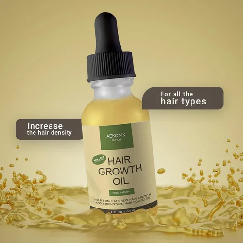 Miniatura 3 de Aceite orgánico para el crecimiento del cabello – Fortalecimiento de folículos y nutrición del cuero cabelludo – Tratamiento natural