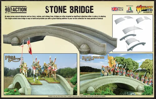 Miniatura 5 de Warlord Bolt Action Stone 1:56 WWII - Kit de modelo de diorama de diorama de guerra militar, pequeño