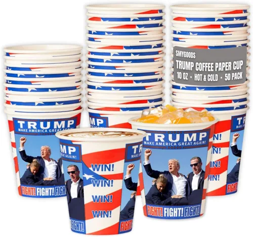 Miniatura 22 de Tapas de taza de café, tapa de cúpula para tazas de 10/24 onzas, vasos de papel, color negro, 50 unidades [no incluye tazas]
