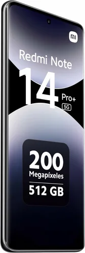Miniatura 3 de XIAOMI Redmi Note 14 Pro+ Plus 5G + 4G LTE (para Tmobile Mint Tello & Global) (512 GB + 12 GB) NFC 6.67 pulgadas 120Hz 200MP Pro AI Modelo Negro