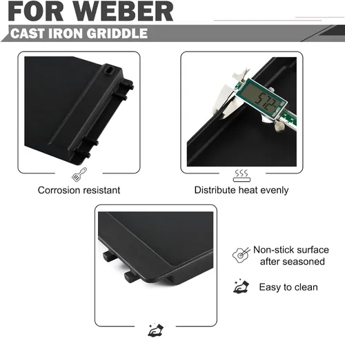 Miniatura 5 de 7566 Piezas de repuesto de plancha para Weber Genesis Plancha E-310 E-330 S-330 Piezas de parrilla Weber Genesis 300 Series S-310 EP-310 E-320 S-320