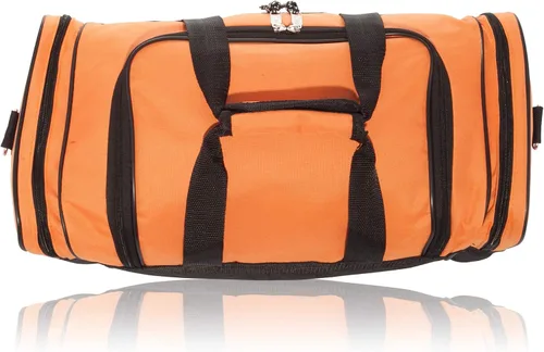 Miniatura 5 de Bolsa de lona, de DALIX, para el gimnasio, para viajar, 17 pulgadas