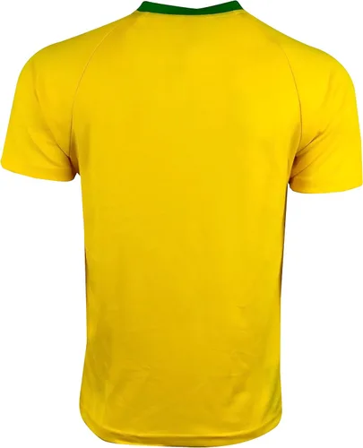 Miniatura 3 de Icon Sports Camiseta de fútbol brasileño de manga corta para niño, camiseta de fútbol de Brasil para niño