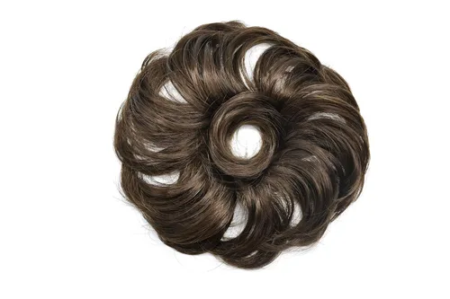 Miniatura 16 de Extensiones de cabello sintético para mujeres y niñas (1# negro azabache)