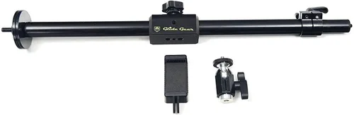 Miniatura 4 de Glide Gear OH 50 - Soporte superior para DSLR, iPhone, brazo de 36 pulgadas, extensión de trípode, cabeza esférica, metal resistente