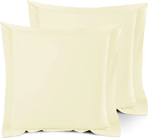 Miniatura 102 de Nestl Juego de 2 fundas tipo sham de almohada suaves - Fundas de almohada de microfibra de doble cepillado - Fundas de almohada de cama premium