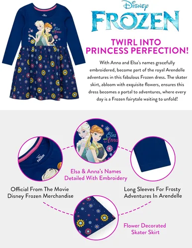 Miniatura 6 de Disney Vestido Frozen para Niña