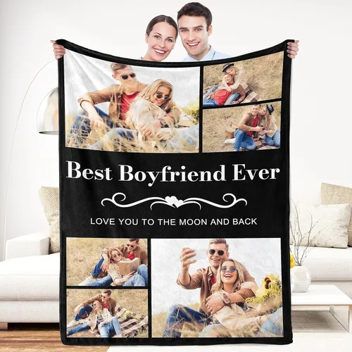 Miniatura 10 de Regalos de Beat Mom Ever, mantas personalizadas con fotos, mantas personalizadas con imagen para mamá de hija, hijo, a mi mamá, amante o esposa