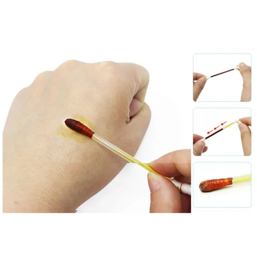 Miniatura 2 de HUNWEY 75ct desechables de yodo hisopos de algodón sanitarios para cuidado de emergencia para mujeres, hombres y bebés