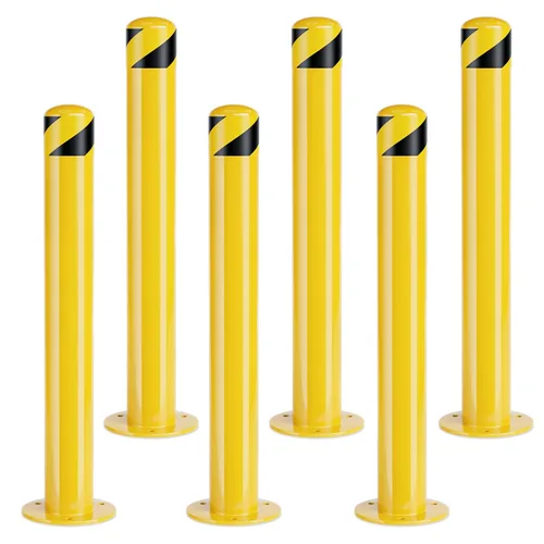 Miniatura 8 de Poste de bolardo de seguridad, bolardos de acero, bolardo de estacionamiento, poste de barrera de estacionamiento de seguridad recubierto de polvo
