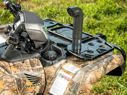 Miniatura 5 de SuperATV Kit de esnórquel Ranger compatible con Honda Rancher 420 / Foreman 520 Rubicon 2020+ Resistente y elevador eleva la entrada de aire de tu