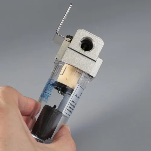 Miniatura 5 de C1.8C.027 1/4 "NPT Thread 26CFM Compresor de aire de drenaje automático comprimido en línea Separador de filtro de trampa de agua de humedad