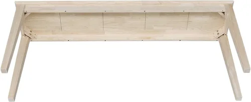 Miniatura 8 de International Concepts Shaker - Mesa consola extendida de 72 pulgadas, sin terminar