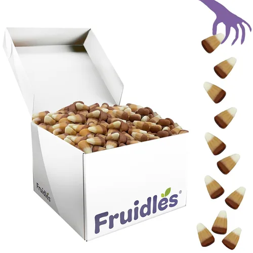 Miniatura 15 de Fruidles Golosinas de maíz de caramelo de Halloween, aperitivos divertidos y festivos (1 libra, zapateros de moras)