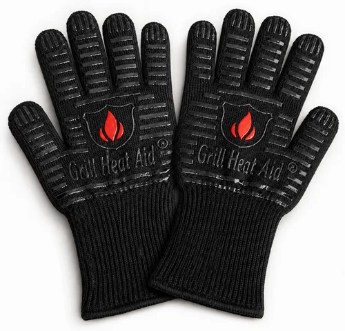 Guantes de Horno, colores múltiples., talla única , Negro (Full Black)
