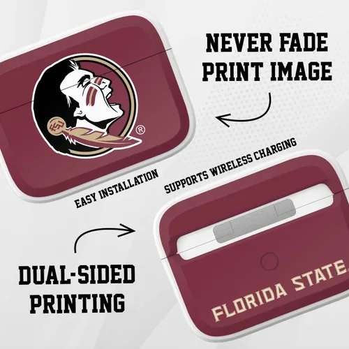 Miniatura 3 de Affinity Bands Florida State Seminoles HDX - Funda compatible con Apple AirPods Pro 1 y 2 (clásico)