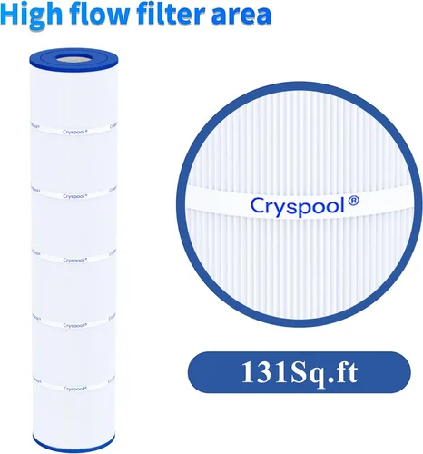 Miniatura 6 de Cryspool® 07113 Filtro compatible con CX1280RE, SwimClear C5025, C5030, C5000, PA131-PAK4, C-7494, C5020, FC-1227, Cartucho de filtro de piscina