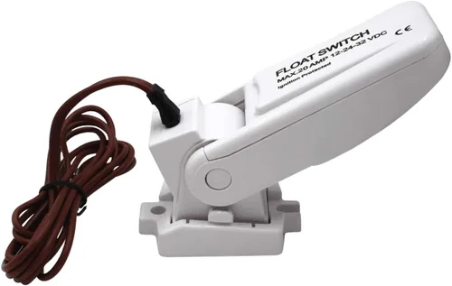 Miniatura 3 de Ogrmar Interruptor de flotador de bomba de sentina para barco automático Sellos herméticos 12/24/32VDC Encendido protegido Mercurio