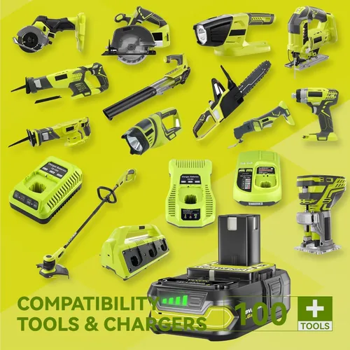 Miniatura 6 de VANON Baterías de iones de litio de 3.6Ah P102 de 18 voltios de repuesto para herramientas inalámbricas Ryobi 18V P107 P105 P104 P103 P108 4Pack