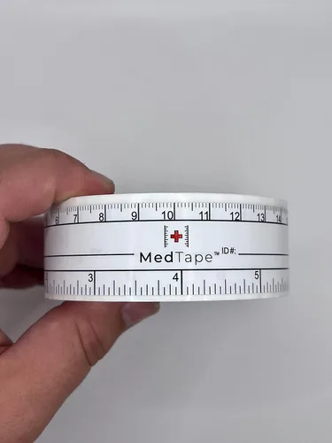 Miniatura 4 de Regla de medición de heridas autoadhesiva de 8 pulgadas (rollo de 125)