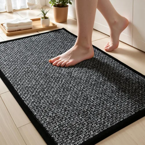 Miniatura 17 de Alfombra de Baño Fina Antideslizante con Respaldo de Goma de Secado Rápido Súper Absorbente Alfombras de Baño que Caben Debajo de la Puerta