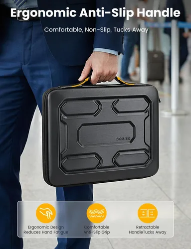Miniatura 9 de DOMISO Funda para portátil AA51, Negro, 14 pulg.