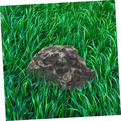 Miniatura 7 de Outanaya 1 llavero de piedra artificial realista para uso al aire libre, almacenamiento discreto para jardín, material de resina duradero