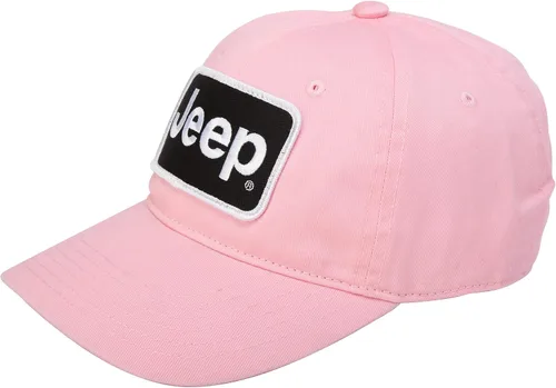 Miniatura 2 de Jeep Sombrero de parche bordado sin estructurar de sarga china prémium para mujer, gorra para niñas, color rosa, Rosado