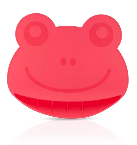 Miniatura 8 de Nuby Sure Grip Miracle Frog Mat con bolsa de alimentos - Placa de succión para niños pequeños - 6+ meses - Aqua Agua